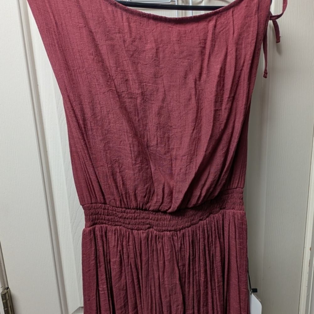 Chic Backless Mauve Dress